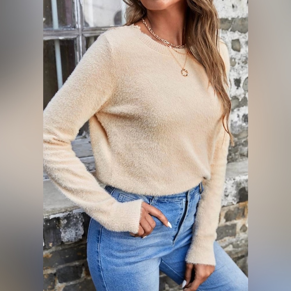 Forever 21 Cozy Cream Sweater